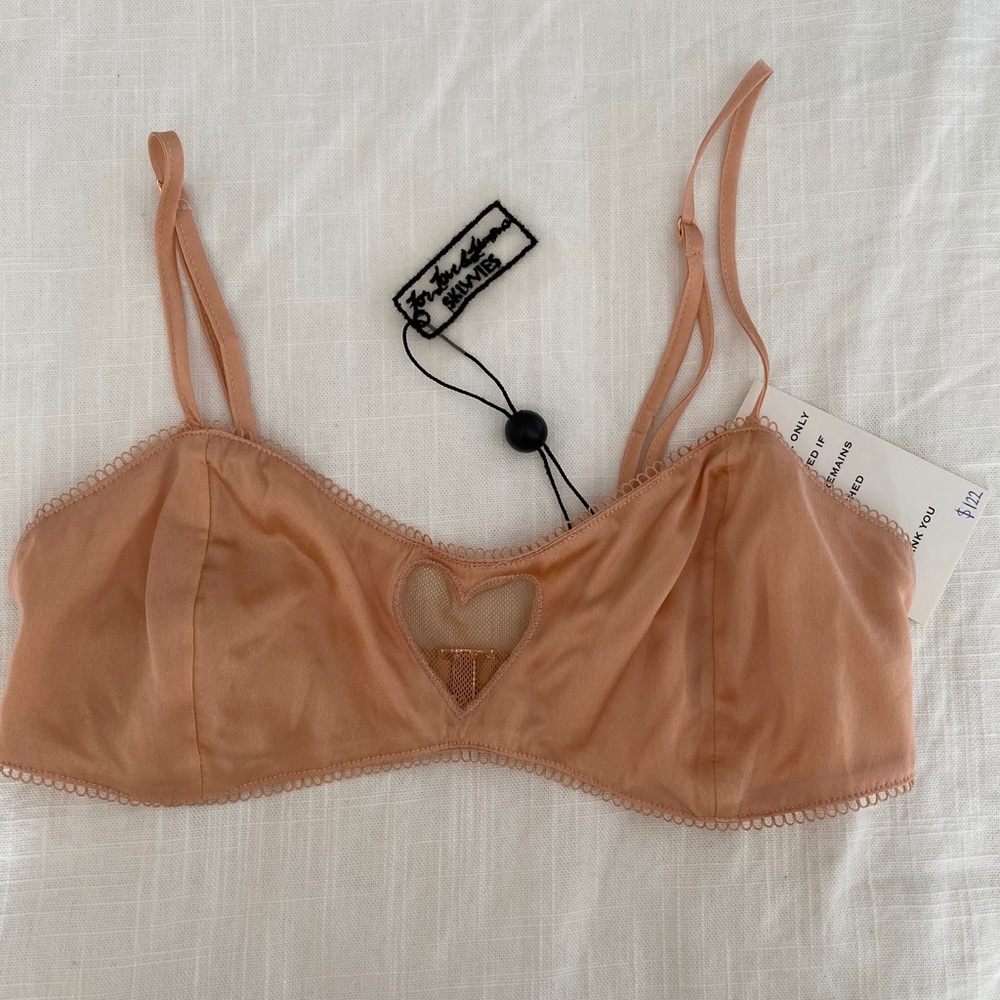 NWT! For Love & Lemons silky bralette